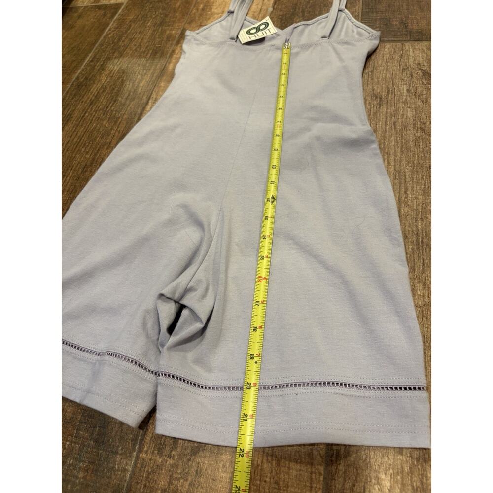 Huit Romper Womens Size 8 Gray Minimalist Coastal Lounge Y2K Chic Made In France - Picture 11 of 13